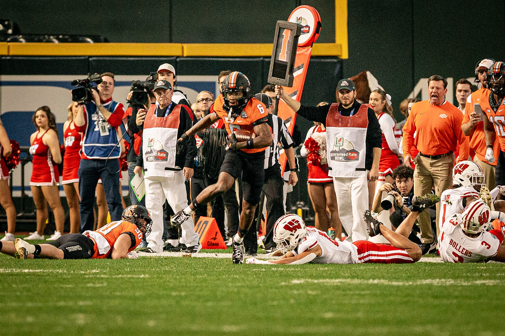 Oklahoma State Cowboy Football Vs Wisconsin At Guaranteed … Flickr