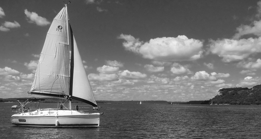 Sailboat and Maiden Rock Amra the Lion Flickr