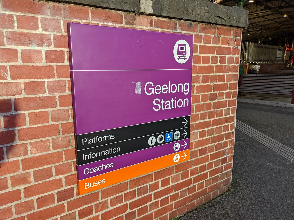 Station Sign at Geelong Station Jarred Crowe Flickr