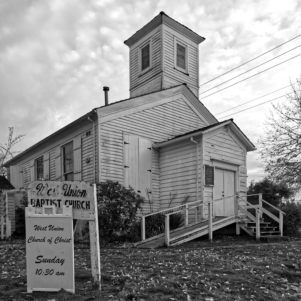 West Union Baptist Church The oldest Baptist church in Ore… Flickr