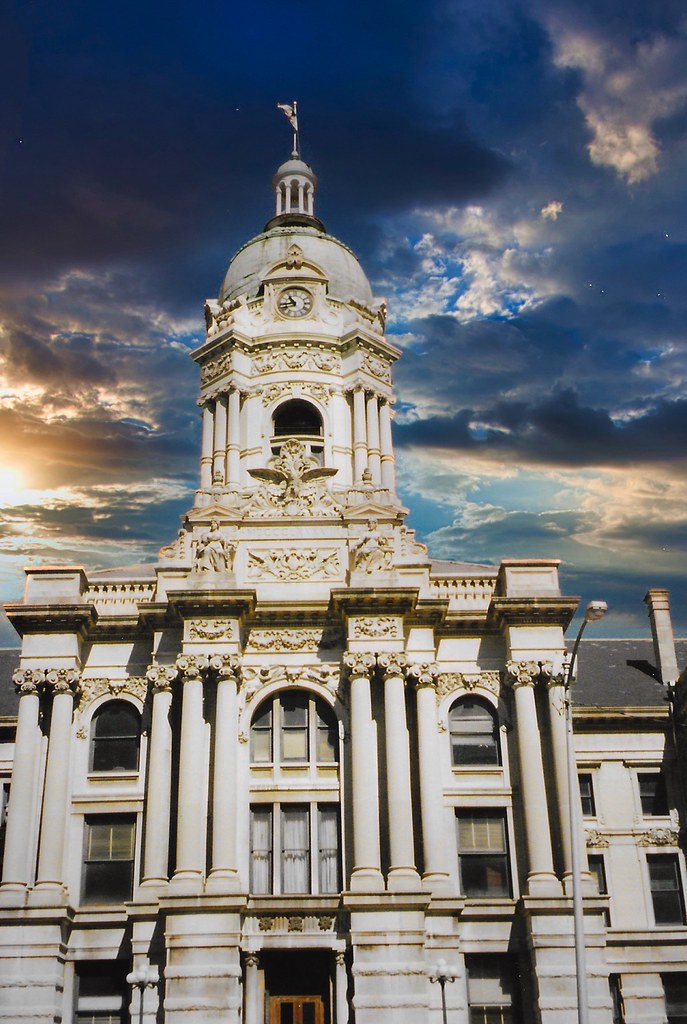 Old Vanderburgh County Courthouse Evansville Indiana Historic