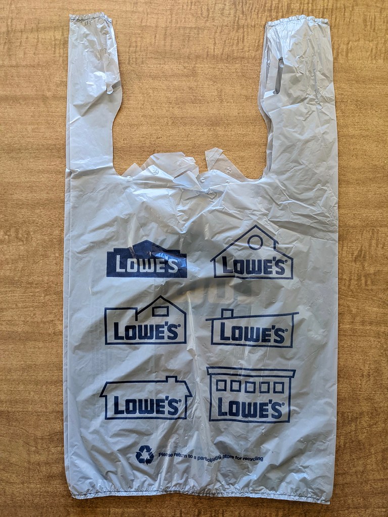 Lowe's Bag The Big Bag carrier bag documenting project con… Flickr