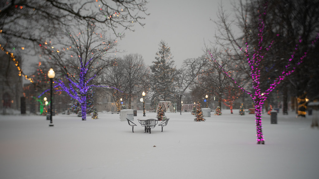 Christmas Eve in Kalamazoo Bronson Park, Kalamazoo, Michig… Flickr
