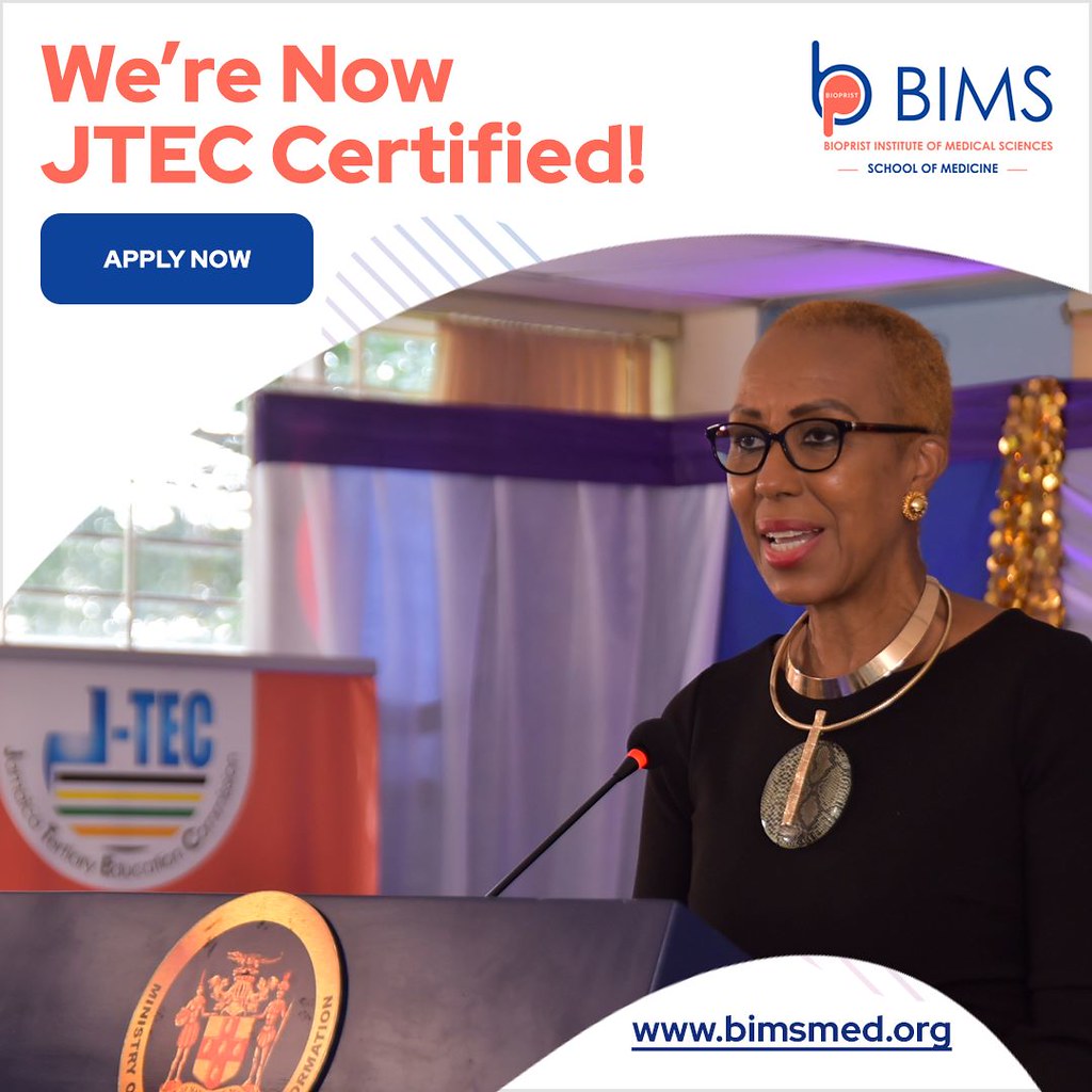 BIMS Is Now JTEC Certified BIMS is certified by Jamaica Te… Flickr