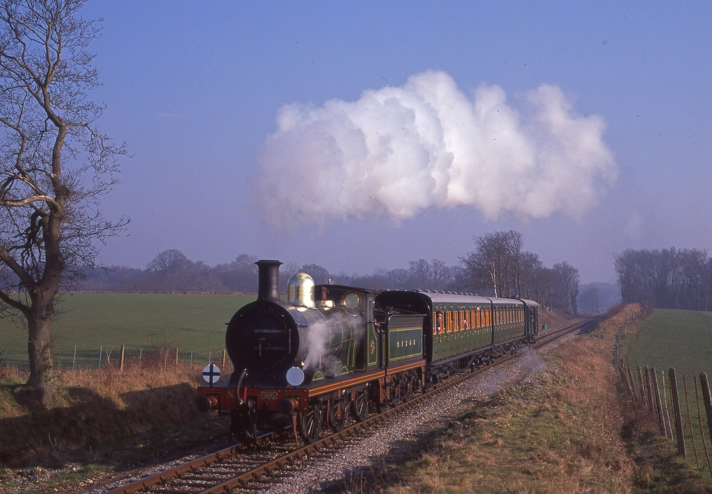 Freshfield Bank SECR C class 592 built 1902 on the Bluebel… Flickr