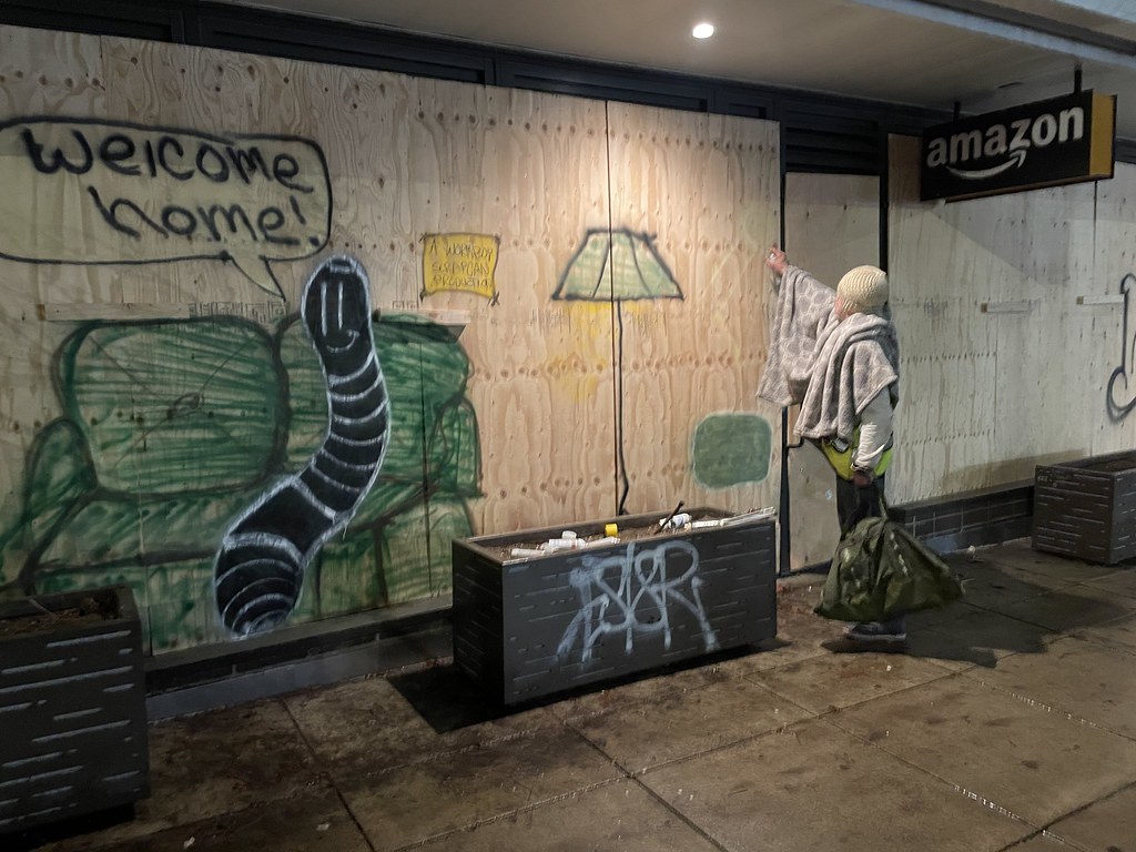 Wormguy and David the rock guy collab Corey Laflesh Flickr