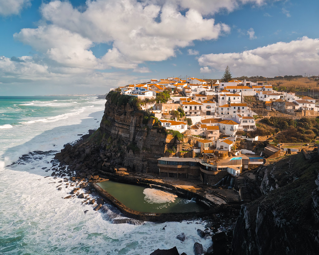 Azenhas do Mar, Portugal Azenhas do Mar means Watermills o… Flickr