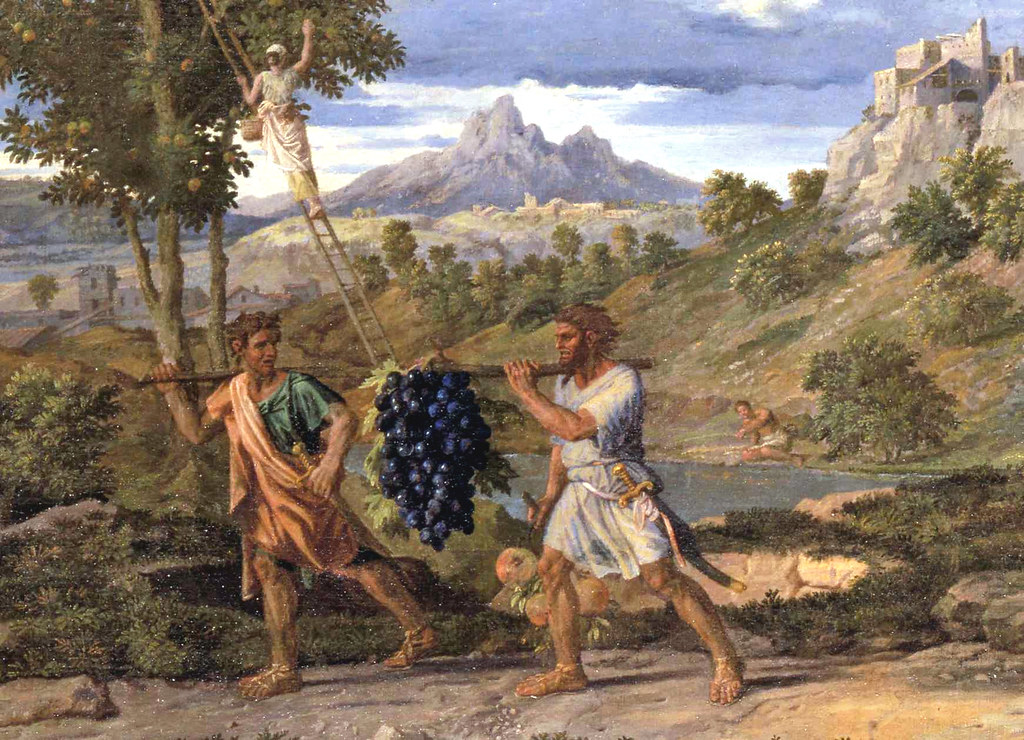 Nicholas Poussin The Grapes of the Promised Land, illumi… Flickr