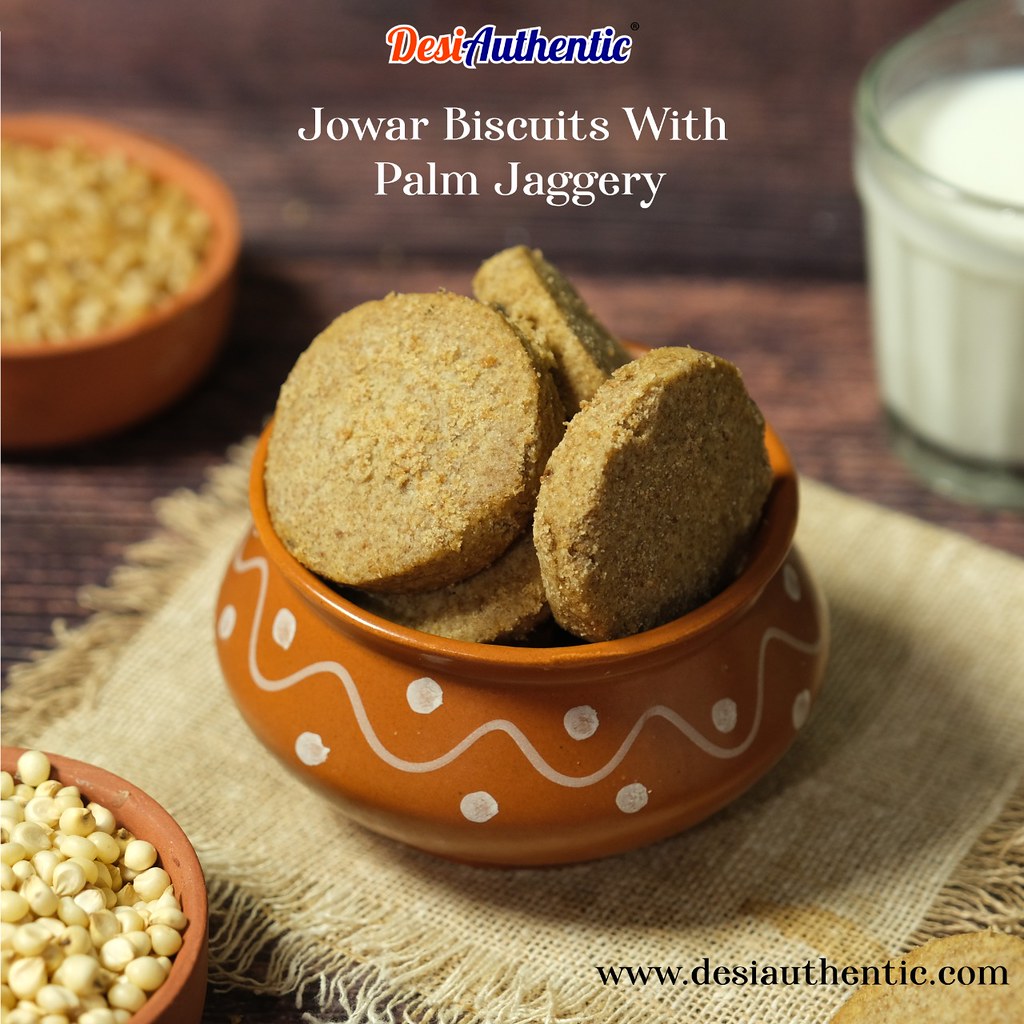 Jowar biscuits with palm jaggery. Buttery, meltinyourmo… Flickr