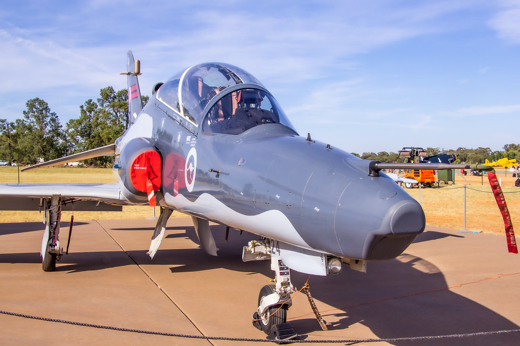 BAE Systems Hawk 127 trainer In service with the RAAF from… Flickr