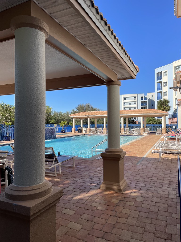 Xmas in New Smyrna Pool area at the Oceanwalk Condos Ethan Flickr