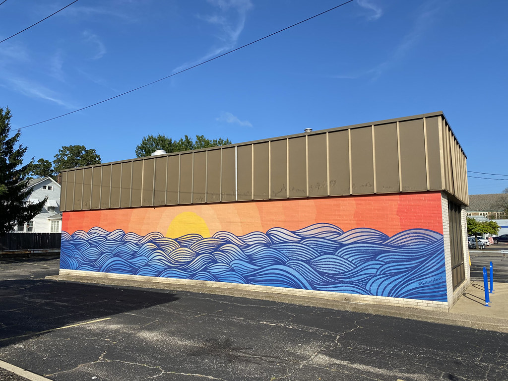 OH Cleveland Mural 378 Mural in Lakewood, Ohio. Flickr