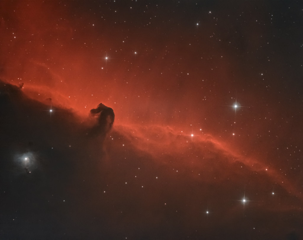 Horsehead Nebula 1000mm focal length wirh 8" Newtonian, cr… Flickr