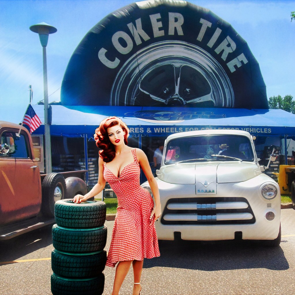 The Tire Place Back to the Fifties car show. Coker Tire Co… Flickr