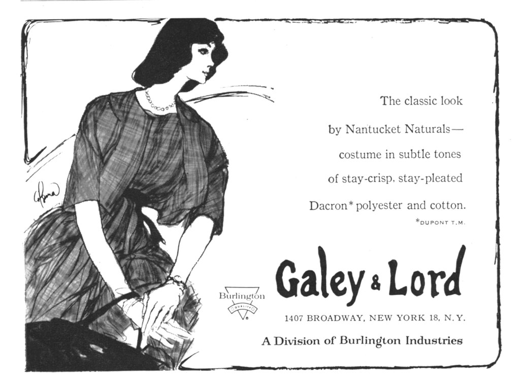 Galey & Lord, 1962 Illustration by Roy Colonna Dave Flickr