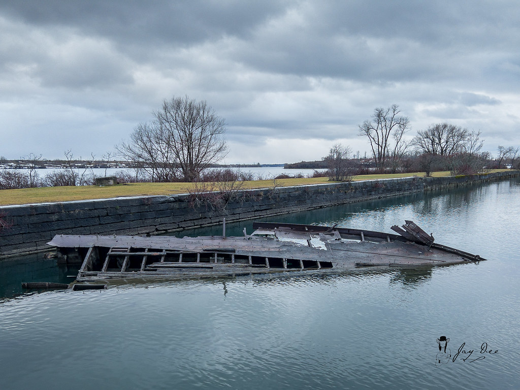 Wee Hawk Ferry Wreck Galop Canal, Cardinal, Ontario JayDee Purdie Flickr
