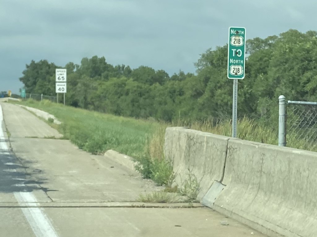 North US 218 to North US 218 mile marker Mile markers iden… Flickr