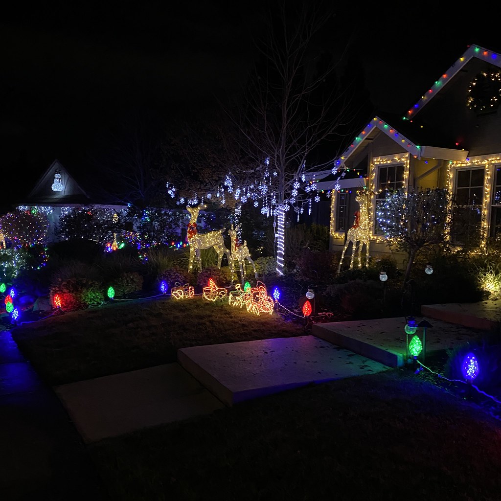 Christmas decorations in nearby yards....now, gone, but no… Flickr
