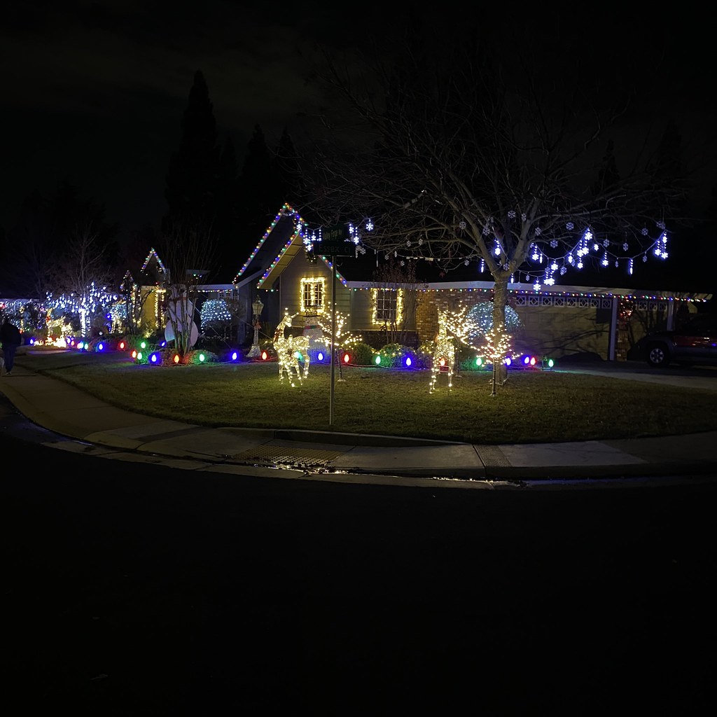Christmas decorations in nearby yards....now, gone, but no… Flickr