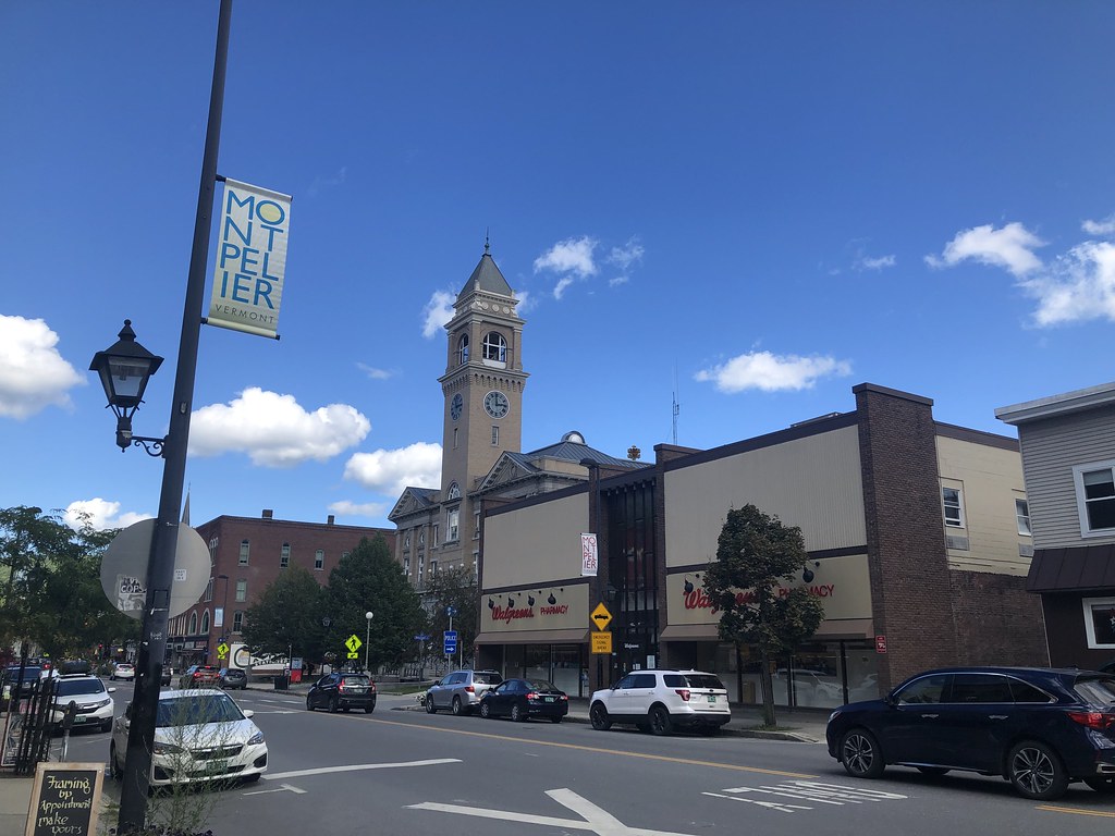 Montpelier, Vermont City Hall & Walgreens Austin Dodge Flickr