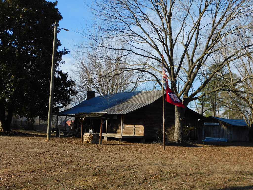 Will Reed Farm House Alleene, Arkansas The hand hewn log c… Flickr