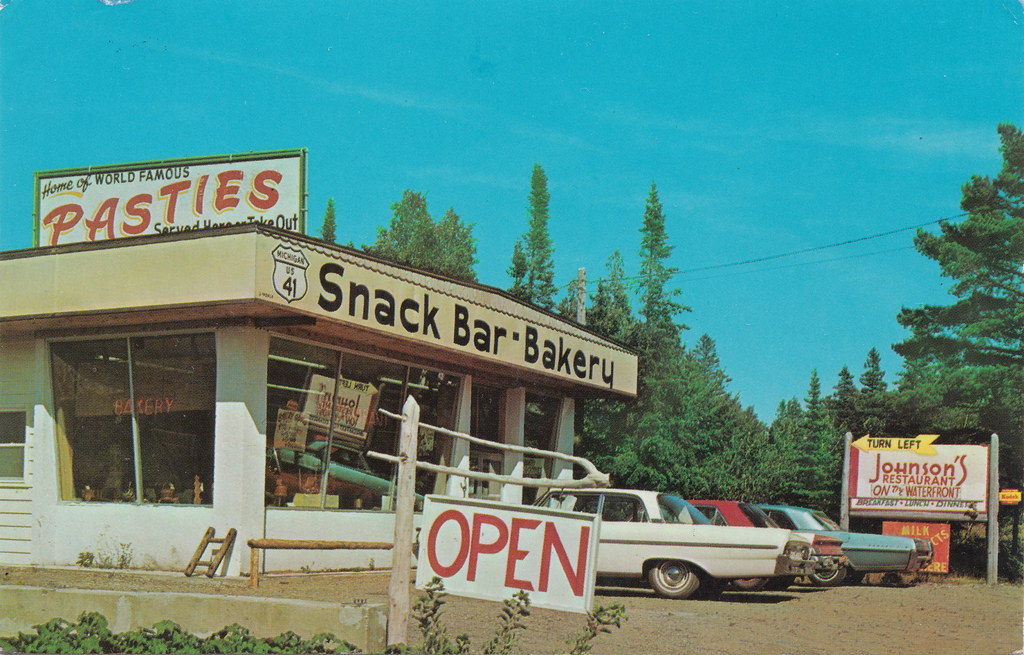 ROADSIDE Copper Harbor c.1960 ROADSIDE STAPLE THE PASTIE f… Flickr