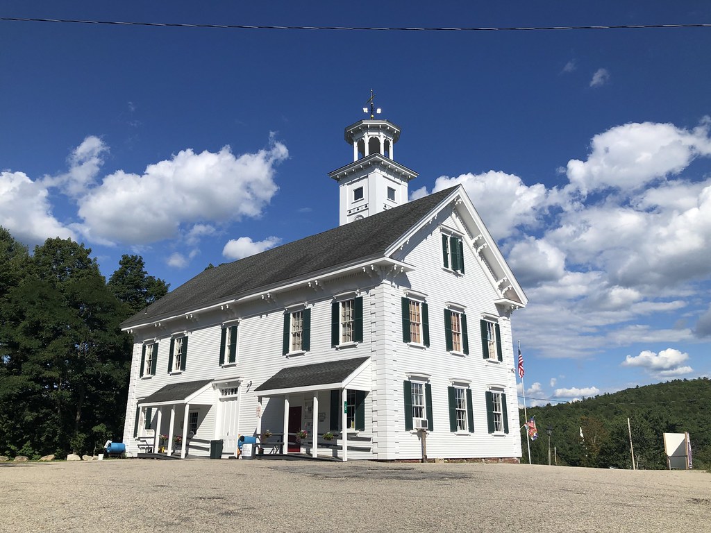 Center Effingham, New Hampshire Town Hall Rear (1858) Flickr