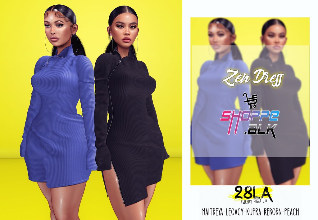 28LA. Zen Dress x Shoppe BLK!!