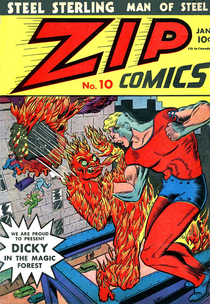 Zip Comics 10 Zip Comics / HeftReihe Steel Sterling cove… Flickr