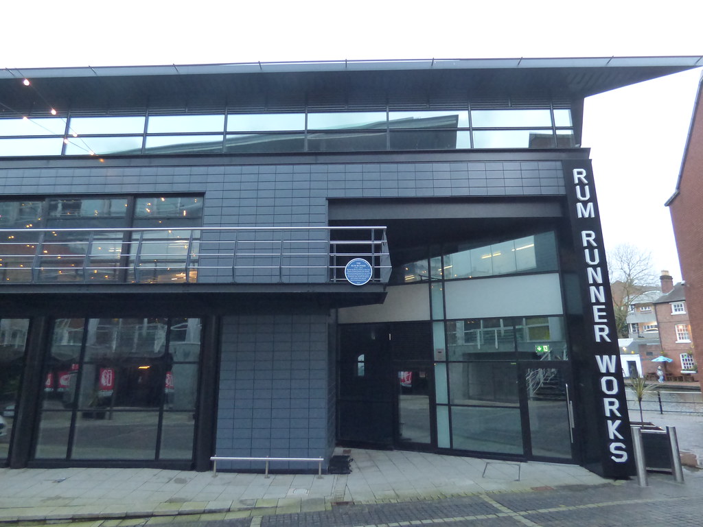 Rum Runner Works blue plaque The Rum Runner a photo on Flickriver