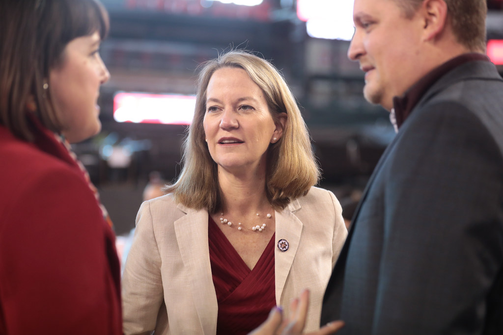 Kris Mayes Arizona Attorney General Kris Mayes speaking wi… Flickr