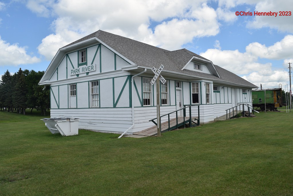 Park River ND Depot Former Great Northern depot in Park Ri… Flickr