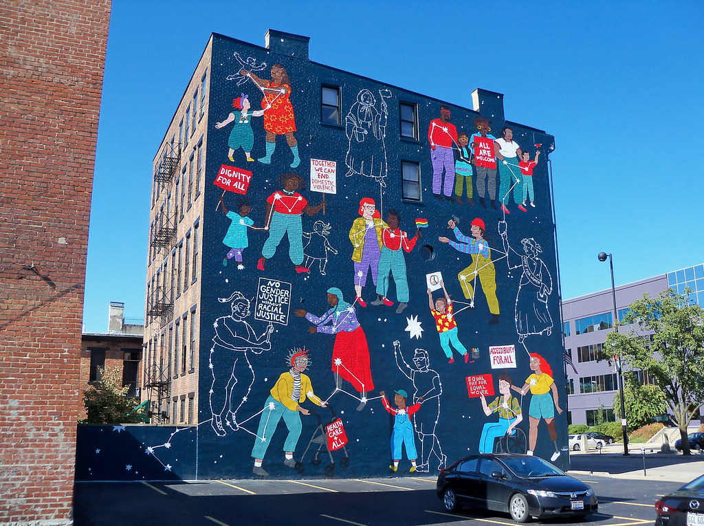 OH Cincinnati Mural 468 Mural in downtown Cincinnati, Oh… Flickr