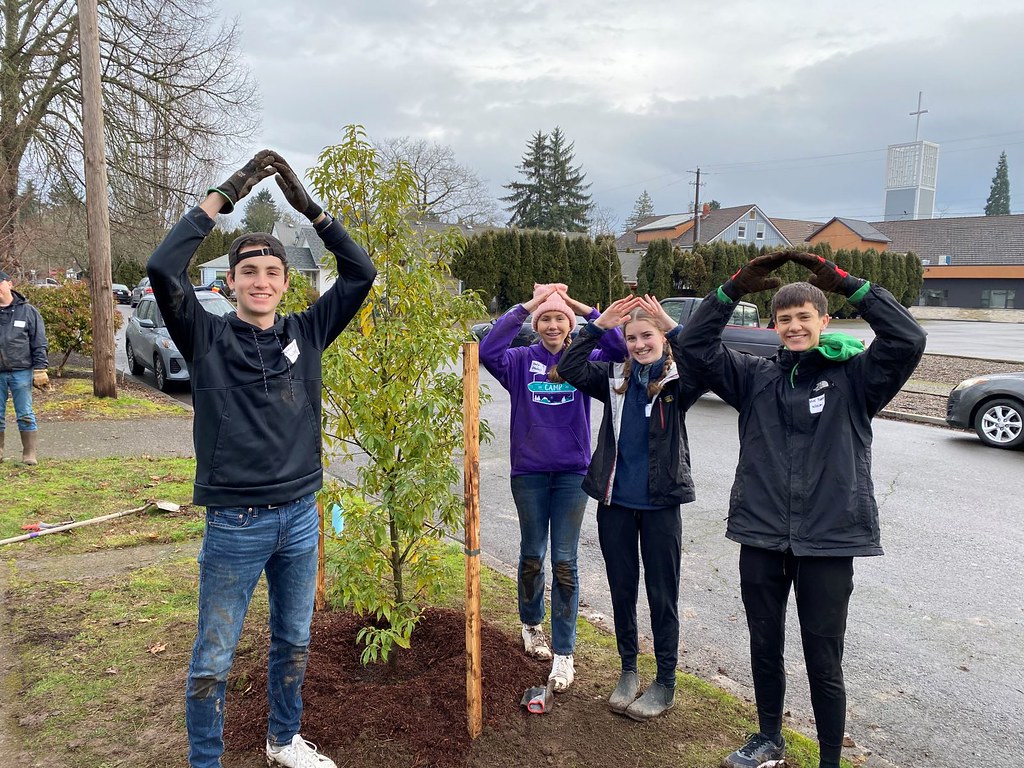1.7.23 West Salem neighborhood planting (Salem, OR) Flickr
