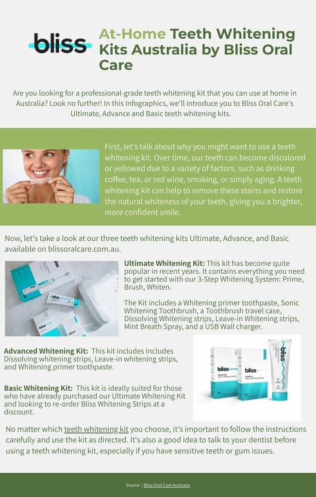 AtHome Teeth Whitening Kits Australia by Bliss Oral Care Flickr