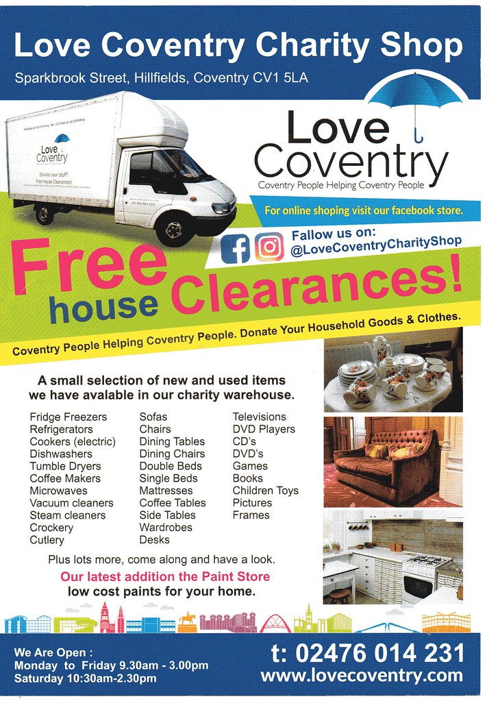 Love Coventry Charity Shop 2022 Hillfields History Group Coventry