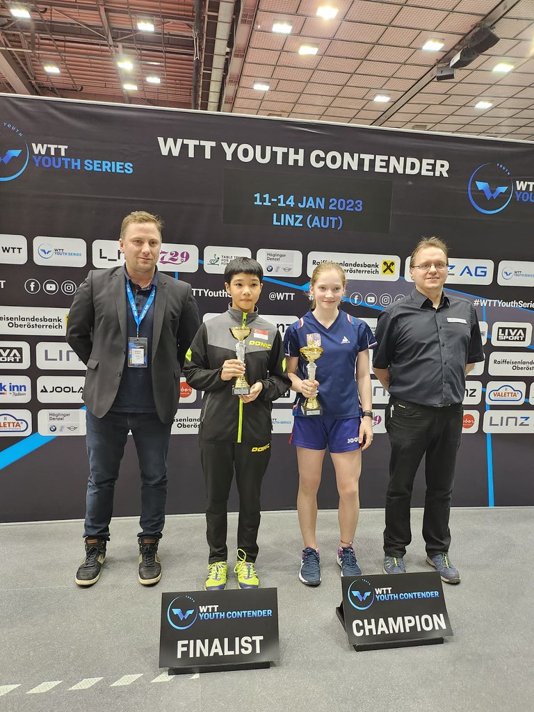 World Table Tennis (WTT) Youth Contender Linz 2023, 11 to … Flickr