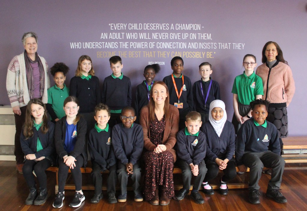 Ely St Mary's SIAMS report image Staff and pupils at Ely S… Flickr