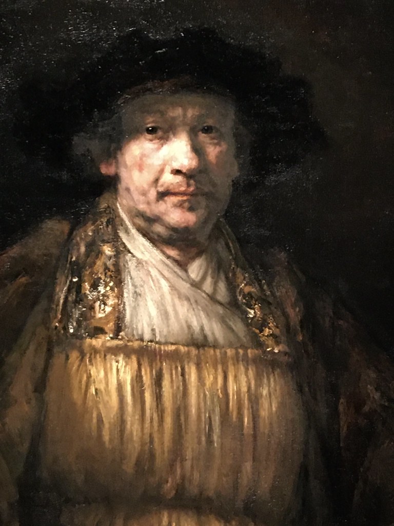 Rembrandt Selfportrait (1658) detail Frick Collection,… Flickr