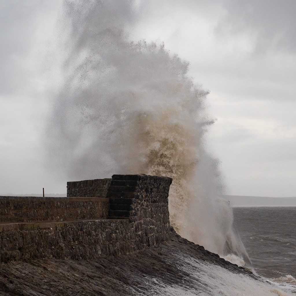 Porthcawl Harbour Stormy Weather 14.01.2023 (16) Flickr