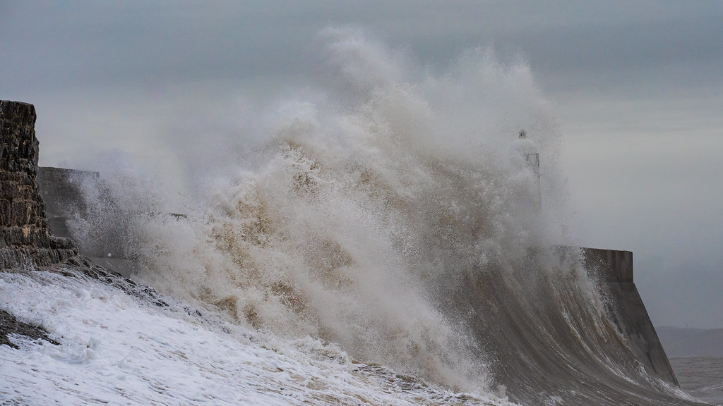 Porthcawl Harbour Stormy Weather 14.01.2023 (10) Flickr