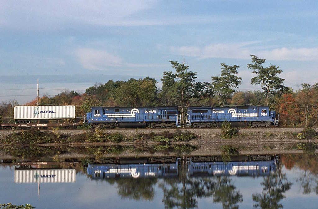 Morning Mirror Image New Galilee, Pennsylvania Conrailman Flickr