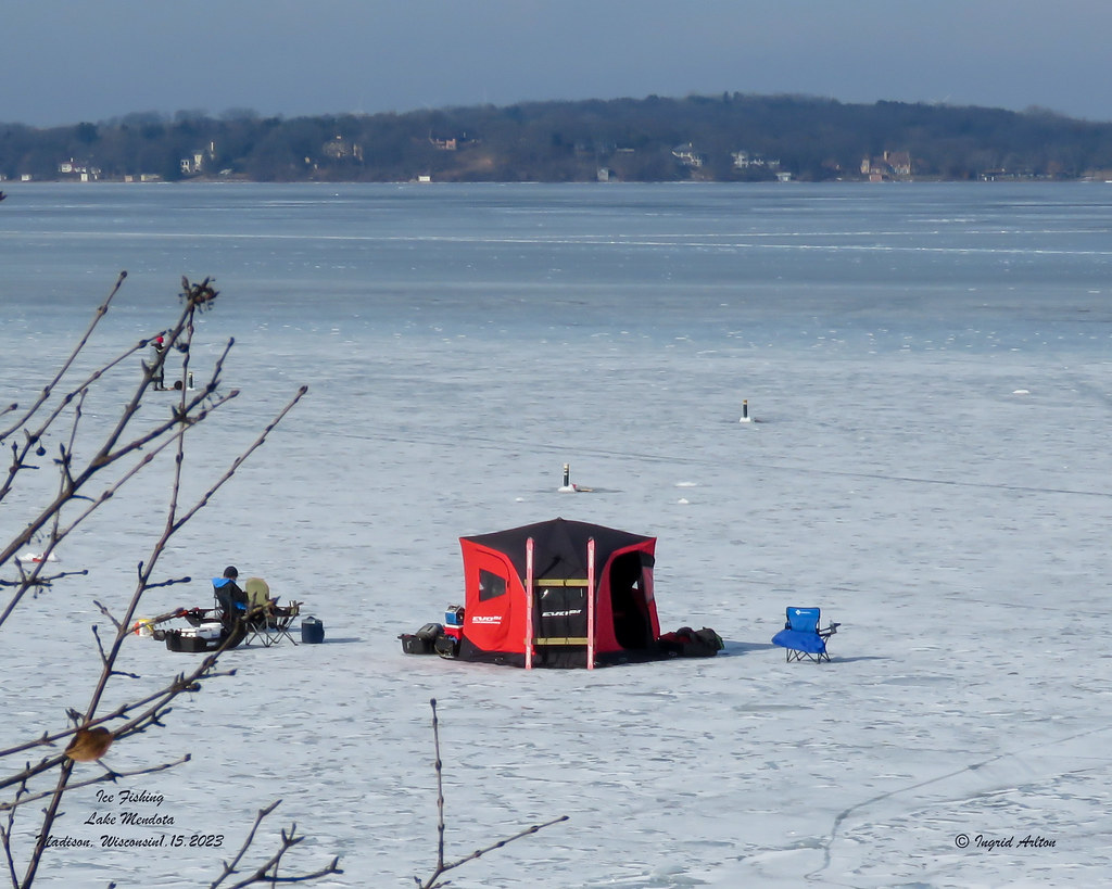 Ice Fishing shack, Lake Mendota, Madison, Wisconsin, 1.15.… Flickr