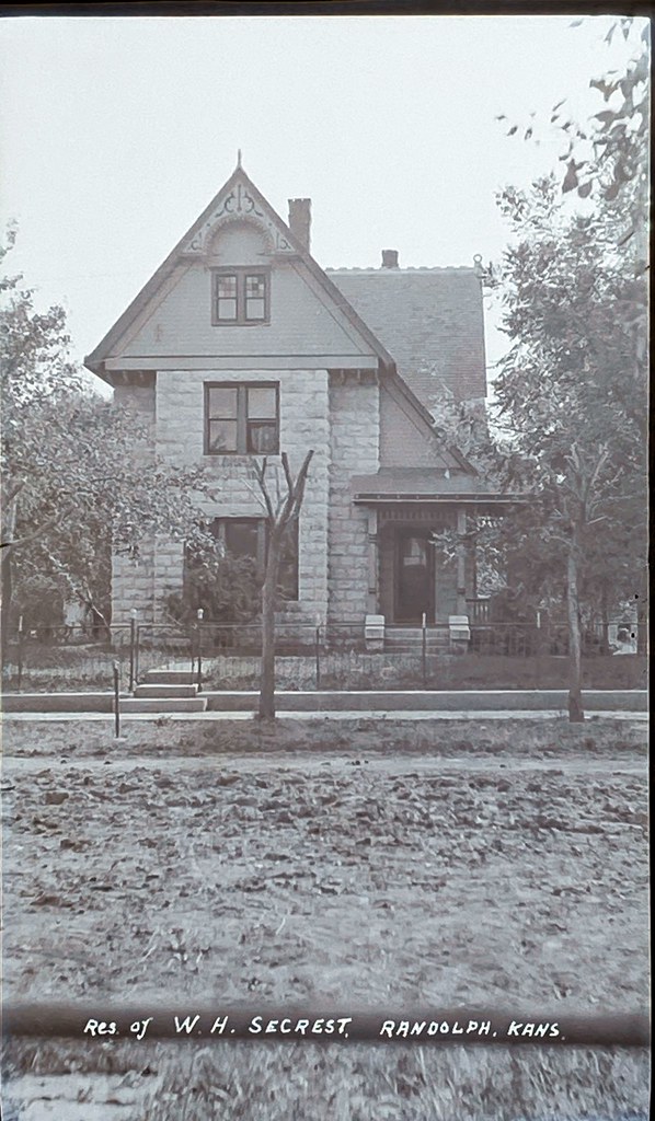 Residence of W. H. Secrest, Randolph, Kansas BR Museum Flickr