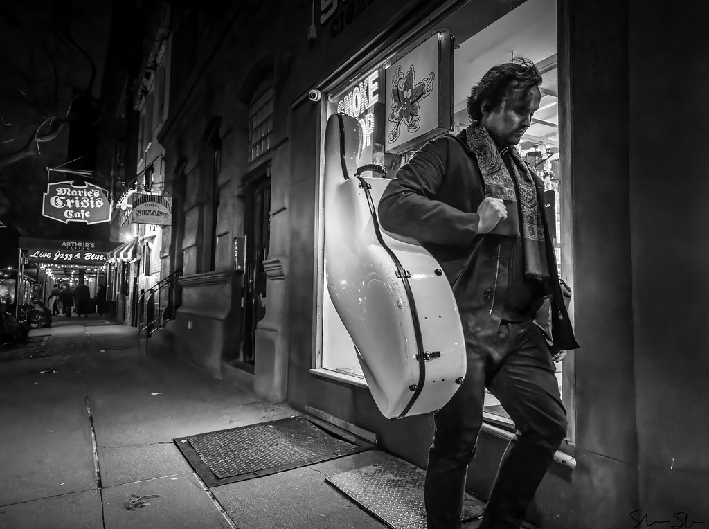 Cello Gig Making music In the West Village, NYC Steve Starer Flickr
