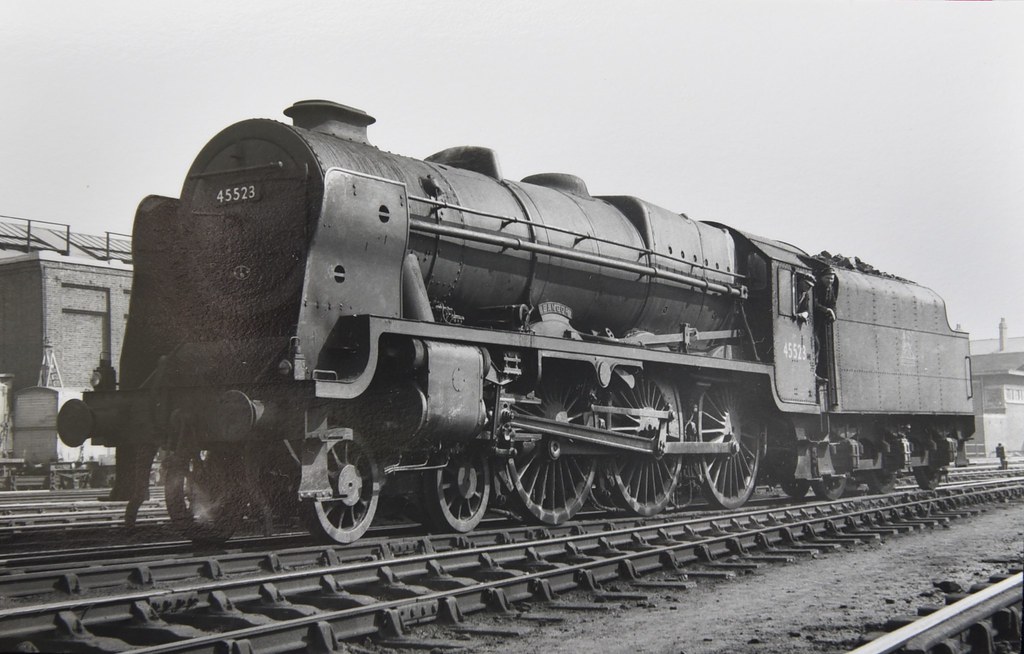 45523 Rebuilt Patriot 'Bangor' at Camden. Richard Flickr
