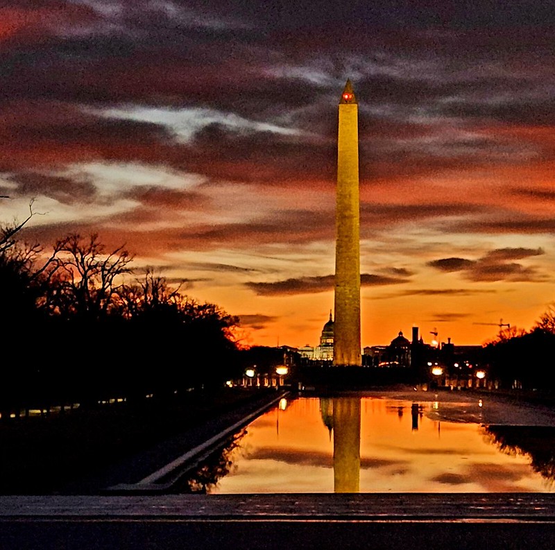 New Year's Day Sunrise in DC Flickr