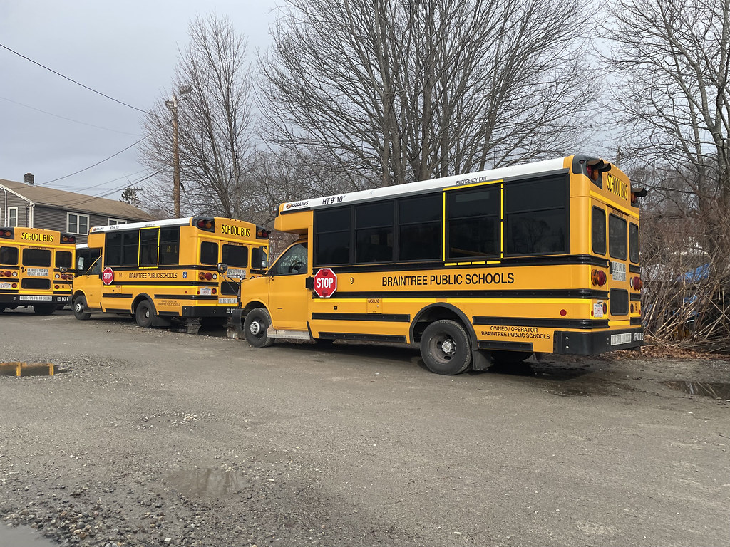 Collins Braintree Public Schools bus lot Braintree, MA bali2516 Flickr