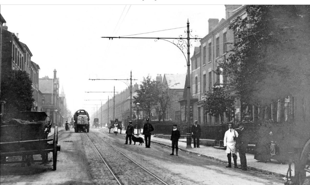 Stoney Stanton Road from Howard St corner c1905 Hillfields History