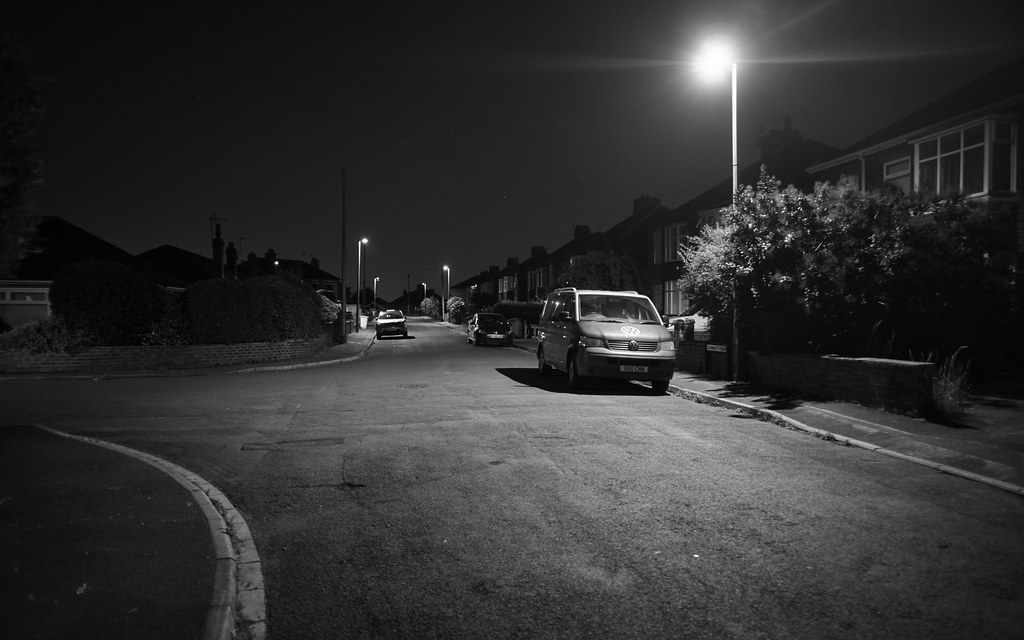 Junction of Westway and Derwent Road at night In Dewsbury,… Flickr